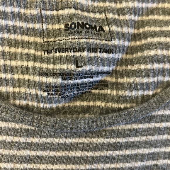 Sonoma Goods For Life  Fringe Tank Top l SIZE L - Picture 4 of 4